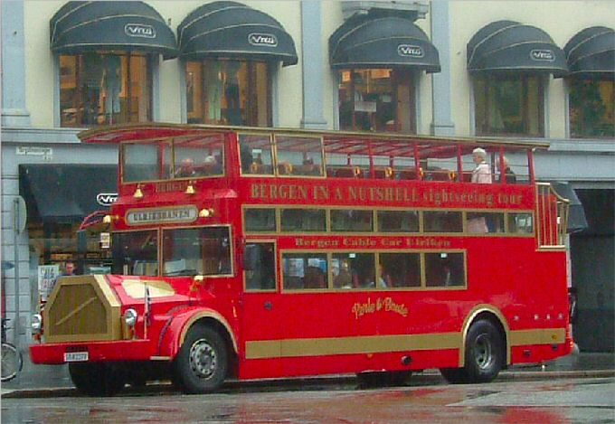 Bergen: Sightseeing tour bus