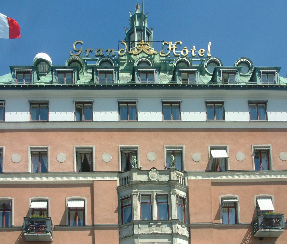 Stockholm: Grand H�tel closeup