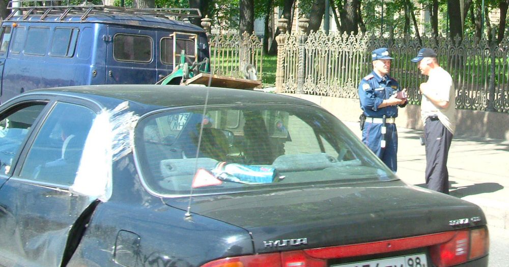 St Petersburg: Stopped by the Police