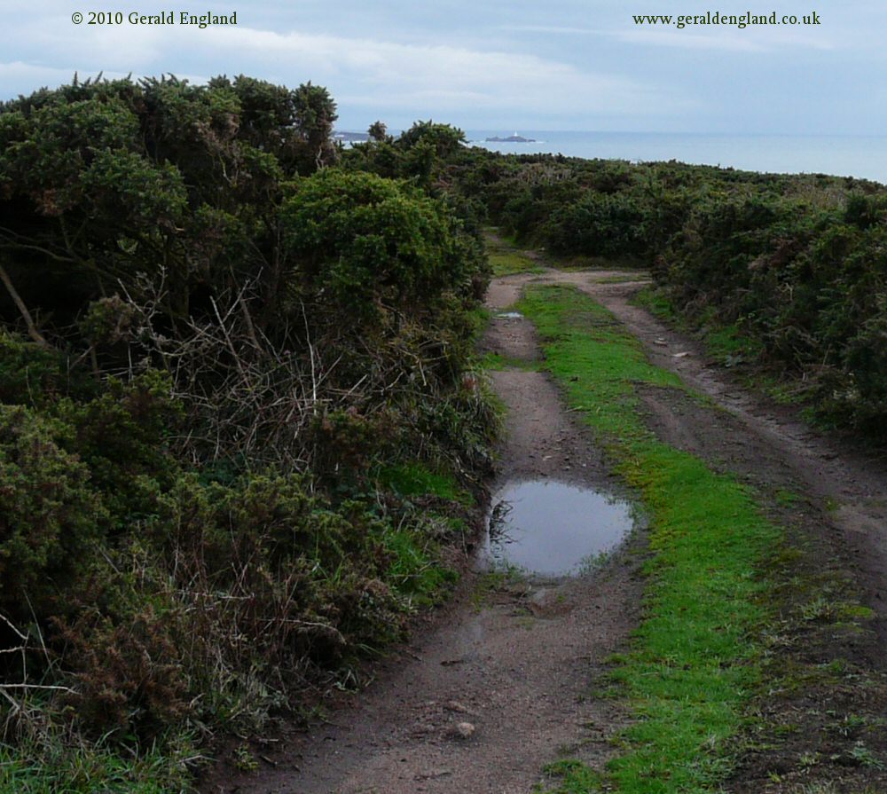 Corbiere Lighthouse viewed from La Villaise