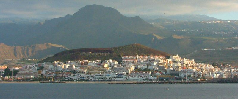 Leaving Los Christianos on the ferry