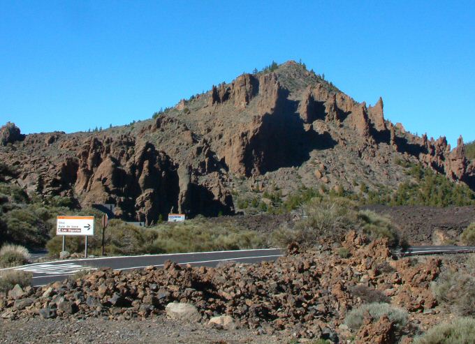 Montaña del Cedro from Boca Tauce