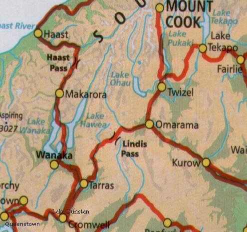 Queenstown to Lake Tekapo