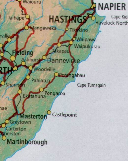 Martinborough to Napier