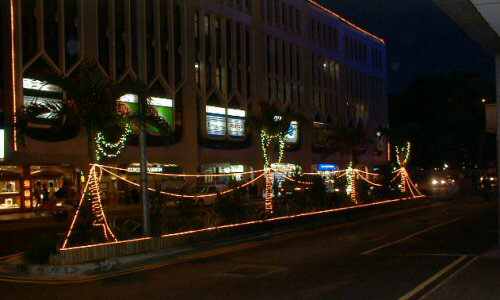 Coleman Street, Singapore at night