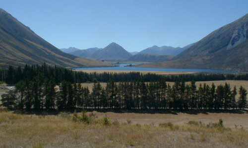 Lake Pearson from Flock Hill