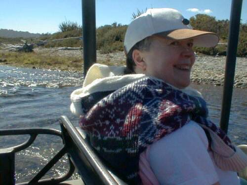 Crossing the Waiho River, Franz Josef